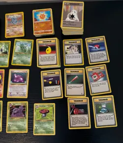 Vintage Pokemon Card Lot WOTC Fossil Jungle Base Set 2 Rare Trainer Energy Cards - Image 4