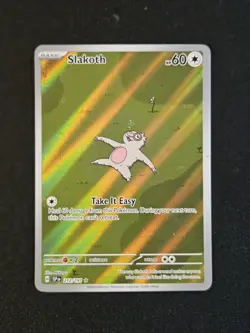 Pokemon Slakoth 212/191 Surging Sparks Illustration Rare - Image 1