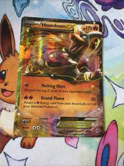 Houndoom EX 21/162 BREAKthrough Ultra Rare Holo Pokemon Card - Image 1