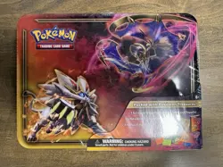 Pokemon TCG Collector Chest Spring 2017 New Sealed Tin Solgaleo Lunala Lunch Box 820650803765 - Image 1