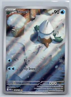 Snover 140/132 Illustration Rare Mega Evolution Pokemon Holo Near Mint - Image 1