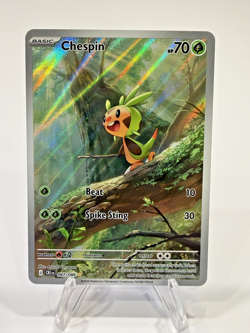 Chespin 087/086 Illustration Rare - Pokemon TCG - Chaos Rising - NM - Image 1
