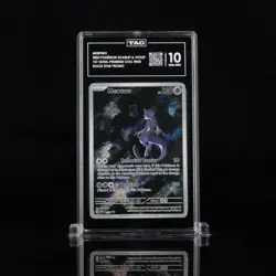 2023 POKEMON SCARLET & VIOLET MEWTWO #052 BLACK STAR PROMO 151 UPC TAG 10 - Image 1