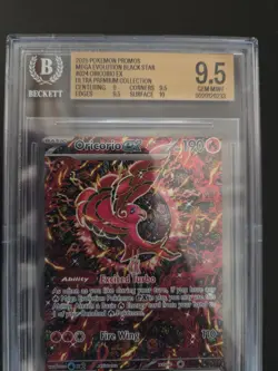 Pokemon Mega Evolution Black Star Promo Oricorio EX 024 BGS 9.5 Gem Mint - Image 3