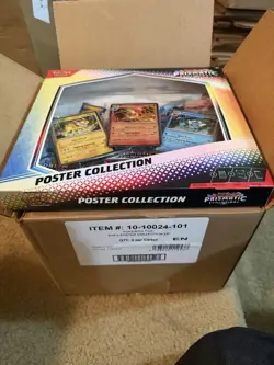 Pokemon Prismatic Evolutions Poster Collection Box Opened Case (Lot Of 6 Boxes) - Image 1