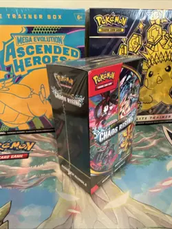 Pokemon TCG Chaos Rising Booster Bundle Mega Evolution 6 Packs Factory Sealed - Image 2