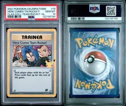 2021 Pokemon Celebrations Classic Collection 15 Here Comes Team Rocket Holo - Image 3