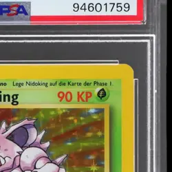 1999 Pokemon Base Set German Nidoking #11 PSA 9 1st Edition Mint Holo - Image 5