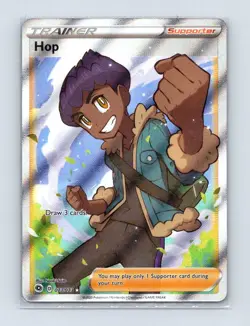 Hop 073/073 Ultra Rare Champion's Path Pokemon Lightly Played - Image 1
