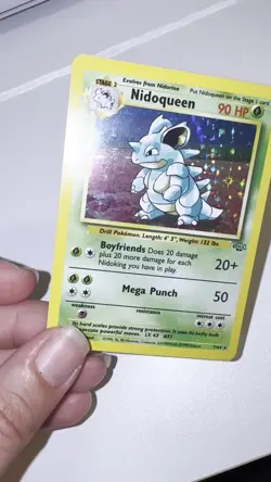 Pokemon TCG Nidoqueen Jungle 7/64 Holo Unlimited Holo Rare - Image 2