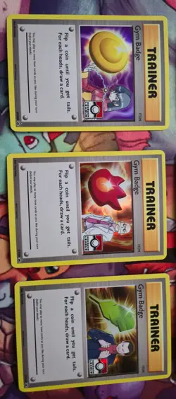 Pokemon TCG Kanto Gym Badge League Holo BSP XY202-XY210 w/ Pikachu COMPLETE SET - Image 4