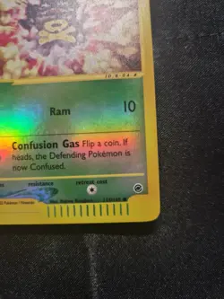 Pokemon Koffing 114/165 Expedition Base Set Reverse Holo - Image 4
