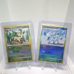 Pokemon TCG Platinum Leafeon 34/100 & Glaceon 20/100 BURGER KING PROMO - Image 1