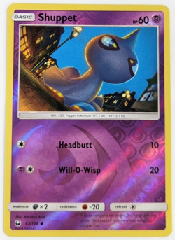 Pokemon TCG Shuppet 63/168 - Common - Reverse Holo Celestial Storm NM - Image 1