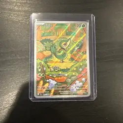 Pokemon Black Boly SNIVY 087/086 Illustration Rare Holo Card MINT-NM - Image 1