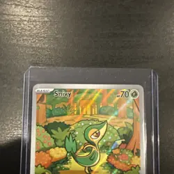Pokemon Black Boly SNIVY 087/086 Illustration Rare Holo Card MINT-NM - Image 3