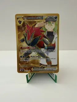 N's Zoroark Ex Pokemon TCG S&V Journey Together Gold Secret Rare NM 189/159 - Image 1