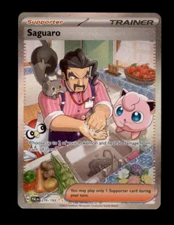 Saguaro 270/193 Holo - Pokemon SV02: Paldea Evolved (2) - Image 1