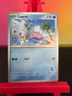 Pokemon TCG Lapras My First Battle Squirtle Stamp Regular - Image 1