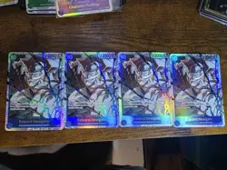 4 x One Piece TCG English OP13-042 Edward Newgate SR Foil - Image 1
