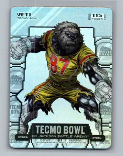 Bo Jackson Battle Arena Tecmo Bowl Yeti Travis Kelce Coin Flip Steel Battlefoil - Image 1