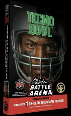 Home Team Heroes Bo Jackson Battle Arena Tecmo Bowl Hobby Box On-Card Auto 1 Box - Image 1