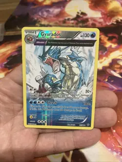 Pokemon TCG Gyarados XY Ancient Origins 21/98 Reverse Holo Rare 2015 LP (2) - Image 1