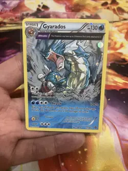 Pokemon TCG Gyarados XY Ancient Origins 21/98 Cosmos Holo Rare 2015 LP - Image 1