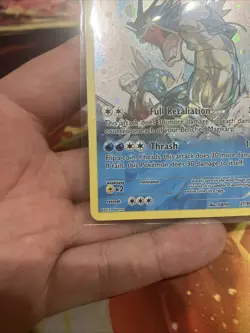 Pokemon TCG Gyarados XY Ancient Origins 21/98 Cosmos Holo Rare 2015 LP - Image 2