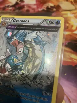 Pokemon TCG Gyarados XY Ancient Origins 21/98 Cosmos Holo Rare 2015 LP - Image 4