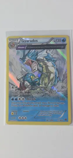 Gyarados 21/98 XY Ancient Origins Reverse Holo Rare Full Art 2015 LP - Image 1