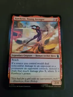 Hawkeye, Young Avenger (Foil) Uncommon MTG Marvel Super Heroes 0131 NM - Image 1