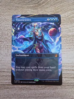 Omniscience (Anime Borderless) Wilds of Eldraine: Enchanting Tales Regular - Image 1