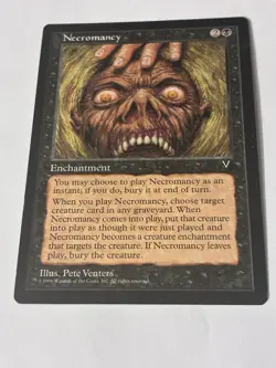 MTG 1996 Magic The Vintage Visions Necromancy Near Mint M140 - Image 1