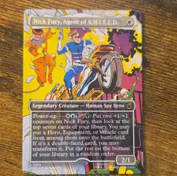Magic: The Gathering Nick Fury, Agent of S.H.I.E.L.D. Rare Foil Eng 0314 - Image 1