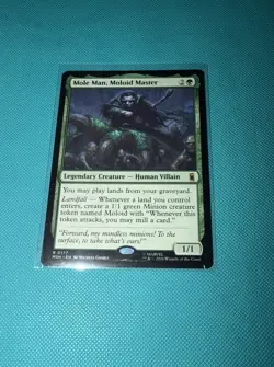 MTG Marvel Super Heroes Mole Man, Moloid Master Regular 177 NM/M - Image 1