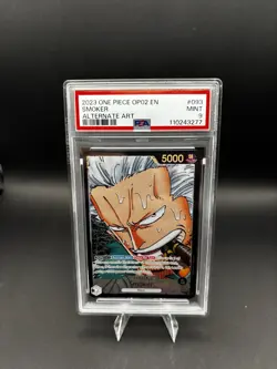 Namco One Piece CCG Smoker OP02-093 Paramount War Alt Art Foil Leader PSA 9 - Image 1