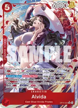 Alvida Alternate Art Adventure on Kami's Island 003 NM - Image 1