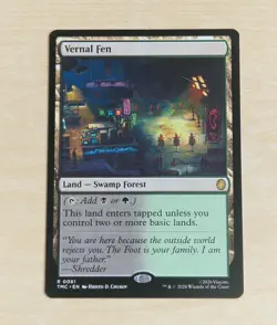 Vernal Fen #0081 Non Foil Rare Card - MTG x TMNT 2026 - Image 1