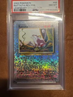 Pokemon TCG Rattata 89/110 Legendary Collection 2002 Reverse Holo - Image 3