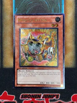 Yugioh Wind-Up Kitten PHSW-EN026 Ultimate Rare 1st Ed LP - Image 1