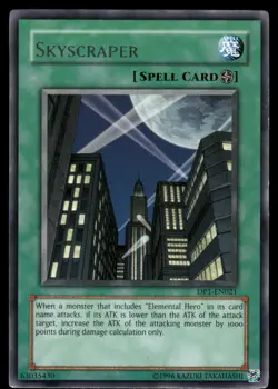 Skyscraper DP1-EN021 Duelist Pack 1: Jaden Yuki-Unlimited Edition Unlimited - Image 1