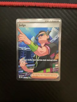 Judge - 222/182 - Destined Rivals - Pokemon TCG - NM - Full Art - HOLO - Image 1