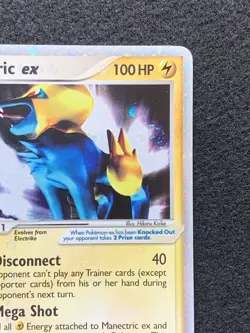 Pokemon EX Deoxys Manectric ex 101/107 Holo - Near Mint! - Image 3