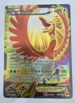 Ho-Oh EX 121/122 Ultra Rare BREAKpoint Pokemon - Image 1