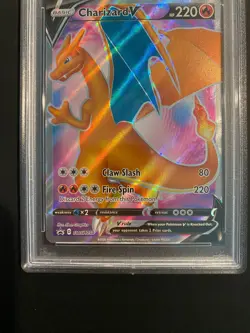 Pokemon Charizard V SWSH050 Black Star Promo Champions Path ETB PSA 10 GEM MINT - Image 3