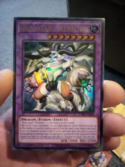 Dracotail Arthalion JUSH-EN006 Justice Hunters 1st Edition Ultra Rare NM Yugioh - Image 2