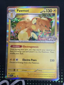 Pokemon - Pawmot SVP006 Staff Pre-release Promo - Scarlet & Violet - Image 1