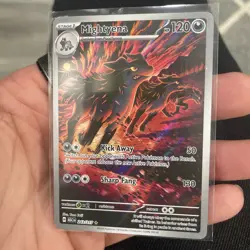 Mightyena 243/217 Illustration Rare Ascended Heroes Pokemon Holo - Image 3