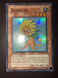 Yu-Gi-Oh! Dandylion -JUMP-EN029- Ultra Rare - Limited Edition Damaged! - Image 2